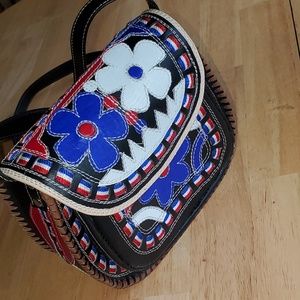 Happy Crossbody, leather purse, purse, shoulder ba